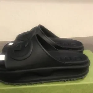 Gucci | Shoes | Soft Rubber Gucci Slides Black Size | Poshmark display picture 1